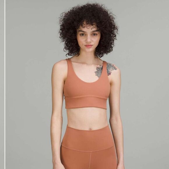 Lululemon Align Reversible Bra Light Support A/B Cup in Dusty Clay Dusty Clay 6 - Picture 2 of 11